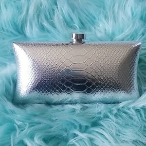 Vince Camuto Croc Pattern Clutch